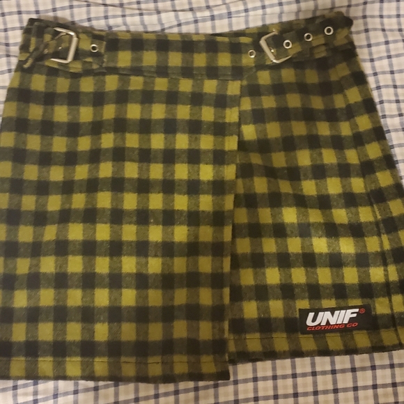 unif frances green plaid skirt - Picture 2 of 5